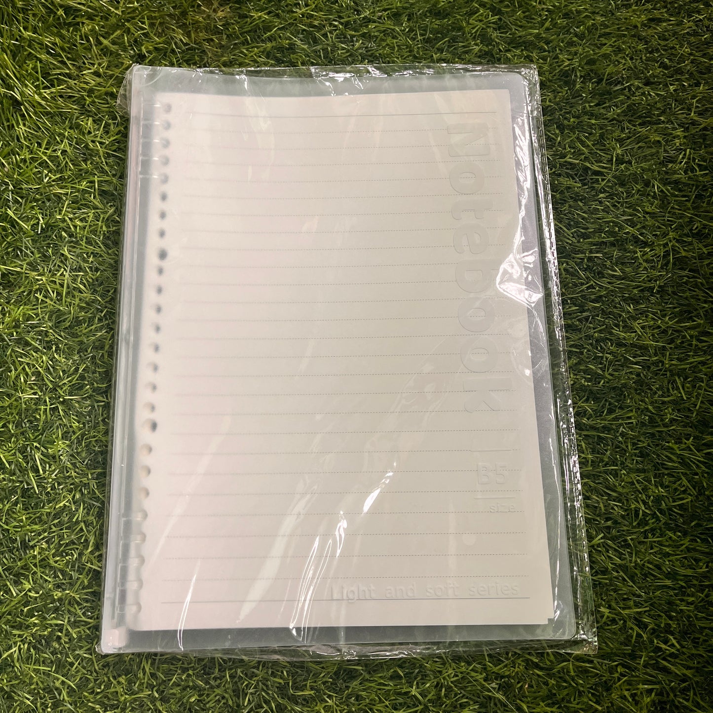 B5 10-hole Simple Soft Cover notebook Binder with 30 Sheets Refill Paper
