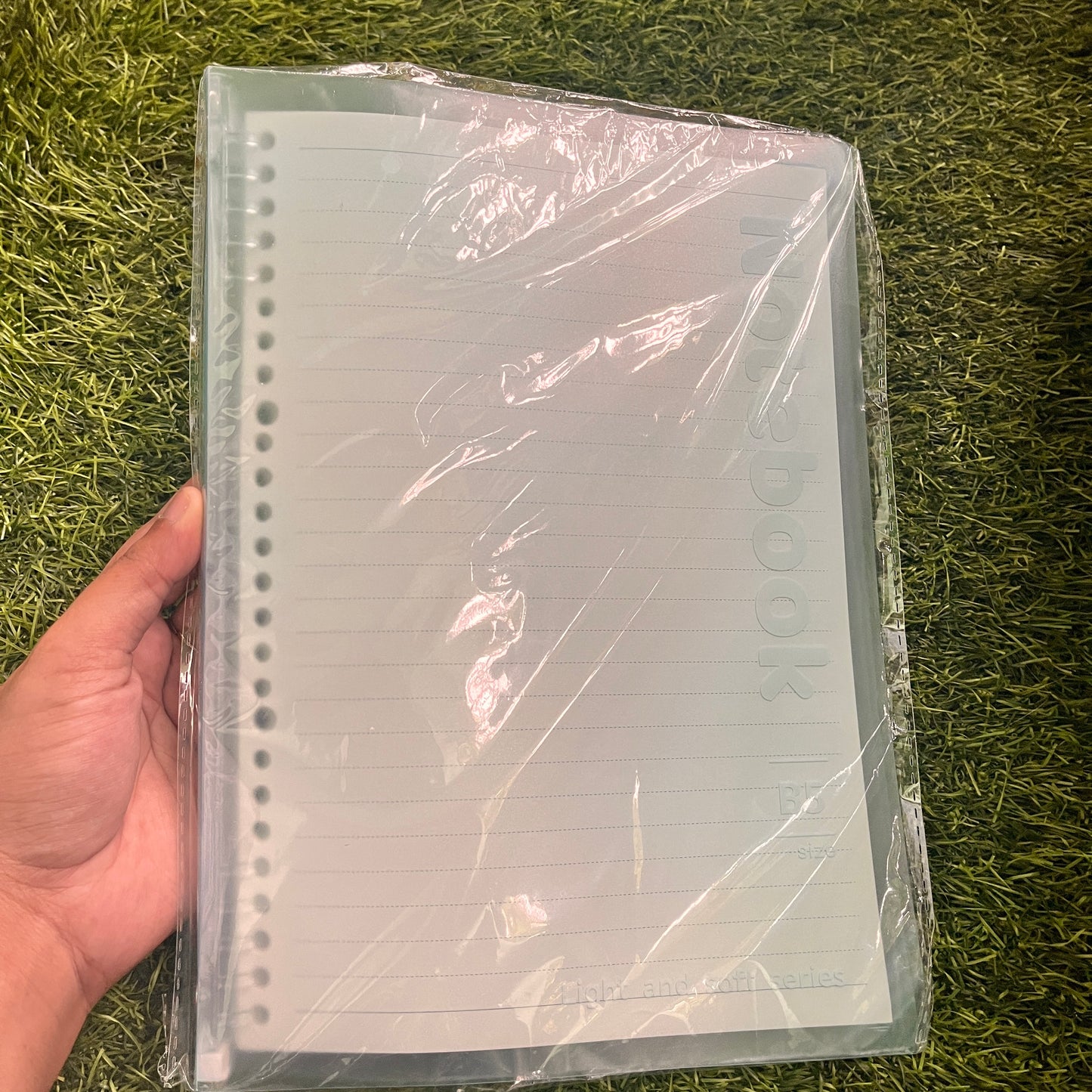B5 10-hole Simple Soft Cover notebook Binder with 30 Sheets Refill Paper