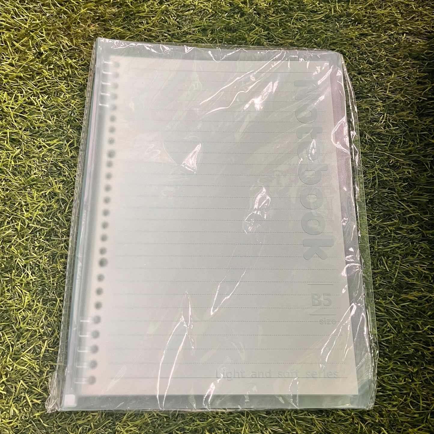 B5 10-hole Simple Soft Cover notebook Binder with 30 Sheets Refill Paper