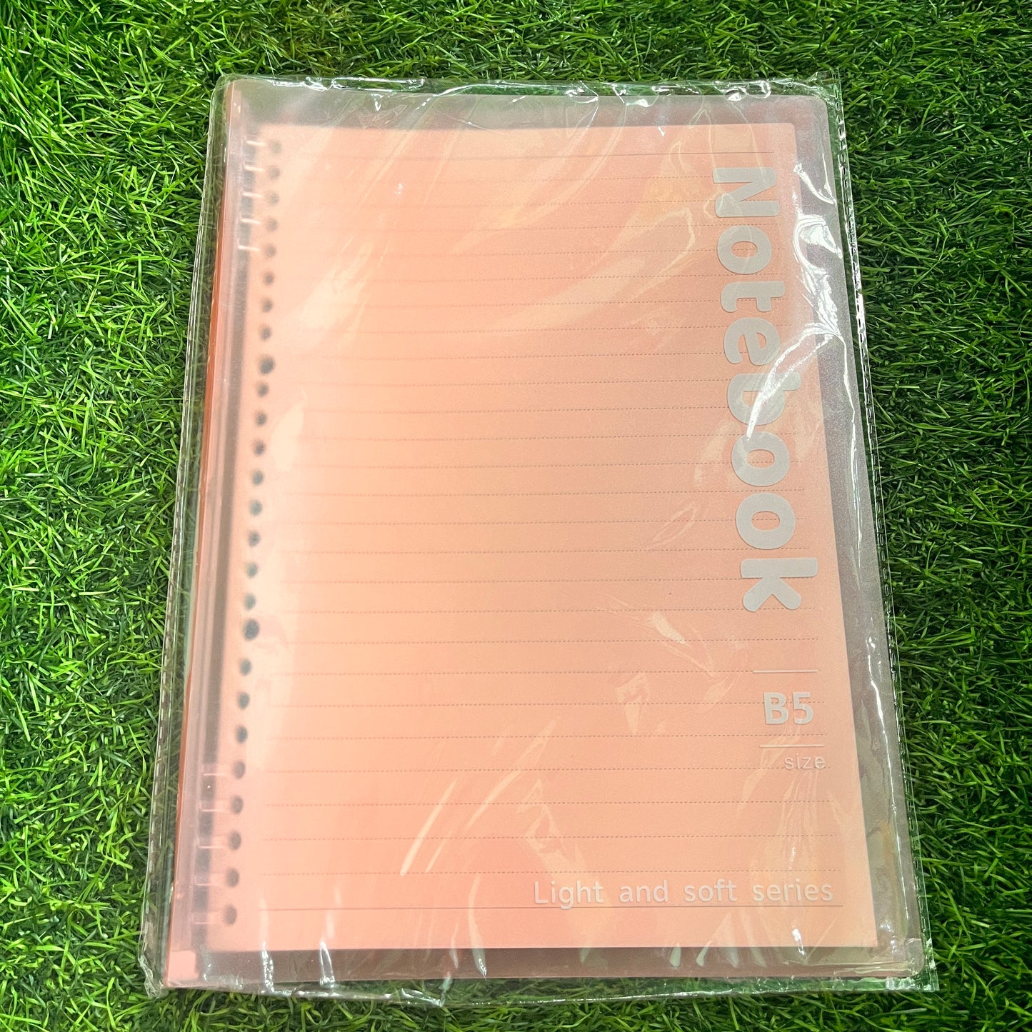 B5 10-hole Simple Soft Cover notebook Binder with 30 Sheets Refill Paper