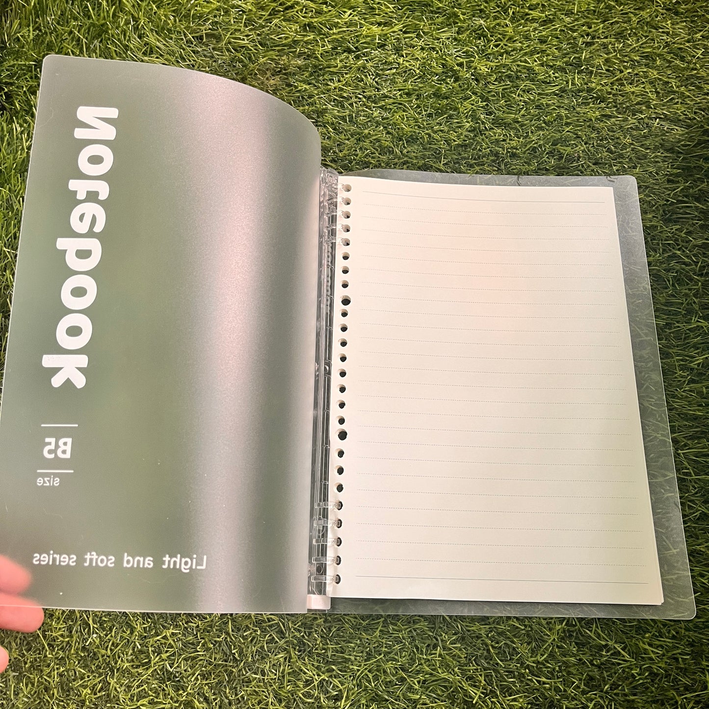 B5 10-hole Simple Soft Cover notebook Binder with 30 Sheets Refill Paper