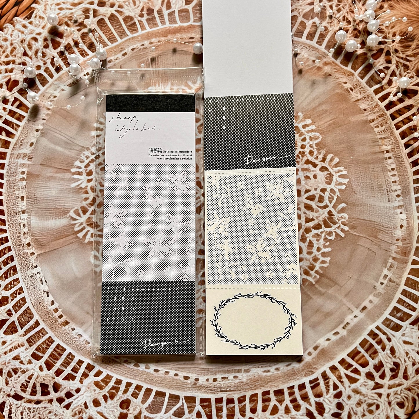 30 pcs Wandering Random Series Light Vintage Long Strip Memo Pad