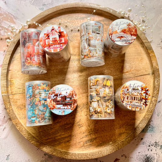 1 Roll Leaves in Your Album Series Autumn Matte Pet Tape