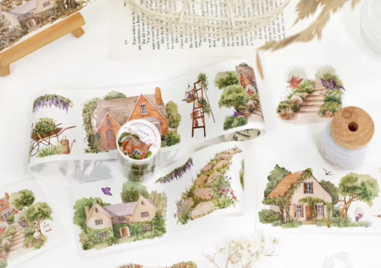 1 Roll Wind Journey Series Journey Landscape Washi Tape