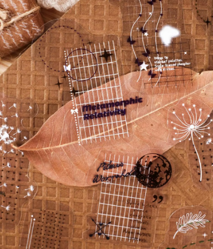 20 Pcs White Night Star Array Series Fresh DIY Decorative Stickers