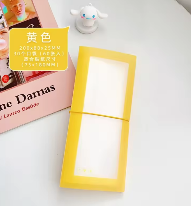 30 Pockets Macaron Deco Stickers Mini Storage Folder