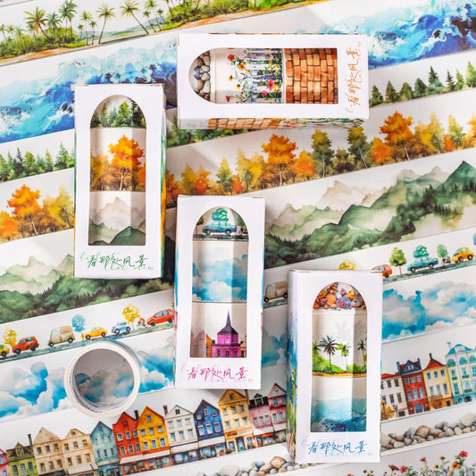 2M/Roll Look at the Landscape Series Scenic Tape Set of Three