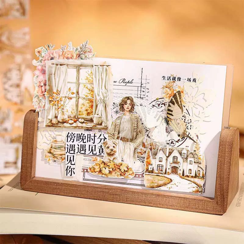 1 Roll Leaves in Your Album Series Autumn Matte Pet Tape