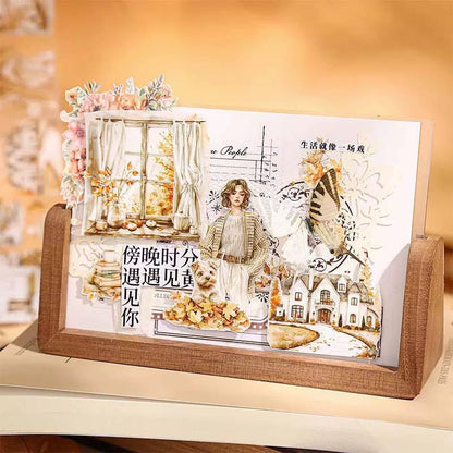 1 Roll Leaves in Your Album Series Autumn Matte Pet Tape