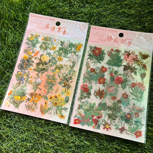 Sticker - No.4 Florist Vintage Floral Plant Sticker Pack