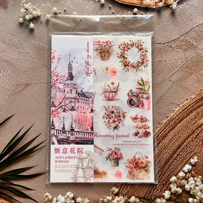 2 Sheets Your Life My Dream Series Transfer Journaling Stickers