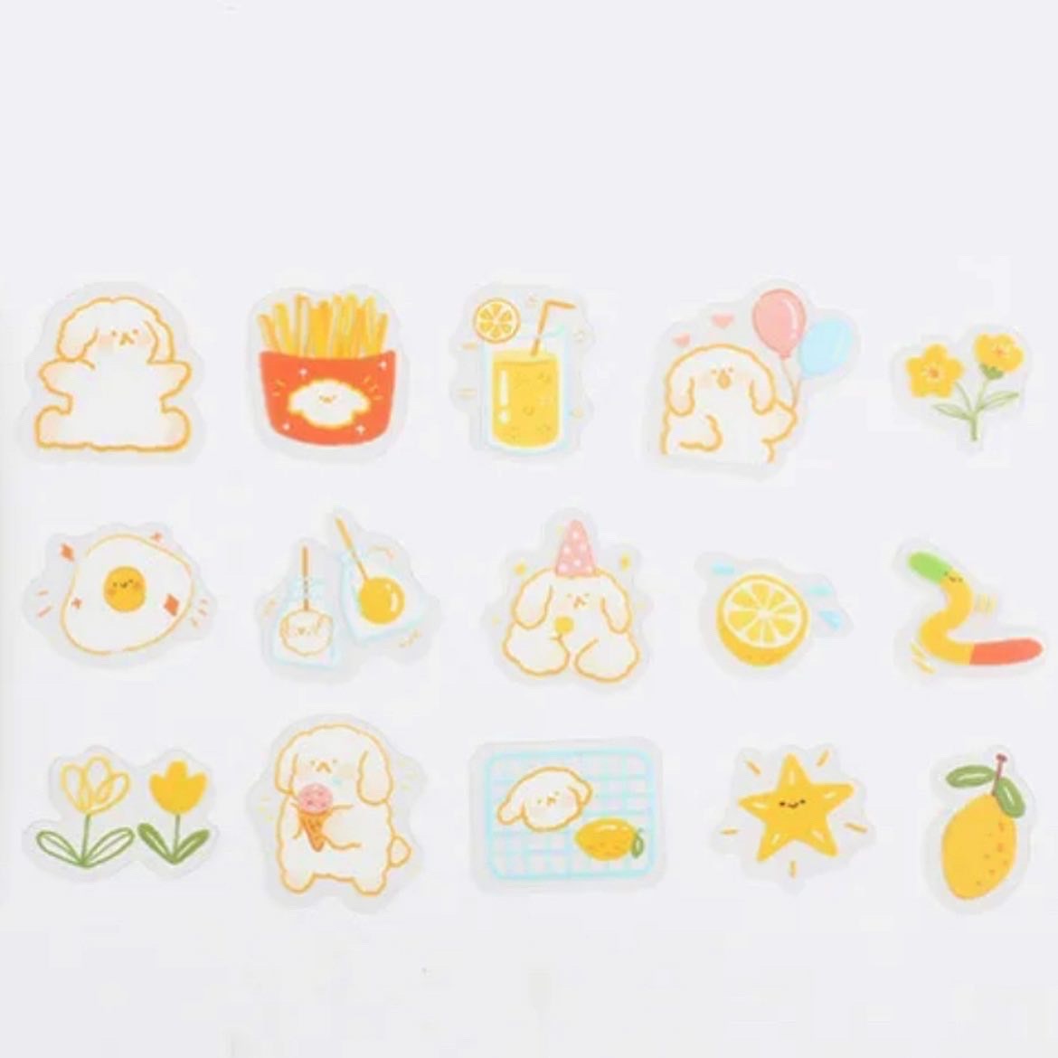 40 Pcs Cute Cartoon Animals Candy kawaii Journal Stickers