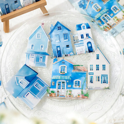 10 Pcs Dream House Series House Theme Stickers for Journaling