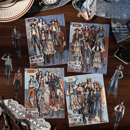 30 Pcs Wild Star Series Girl Character Stickers