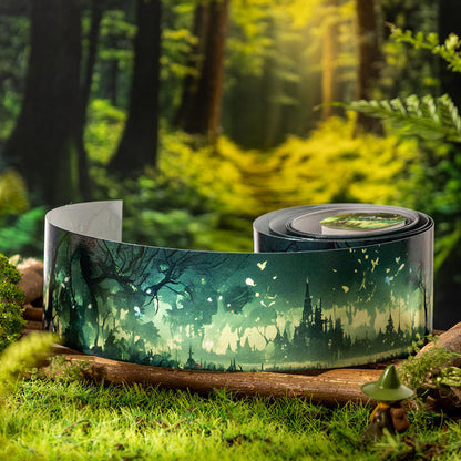 2M Roll Dance with the Forest Series Creative Mountain Forest Theme Scenery Tape