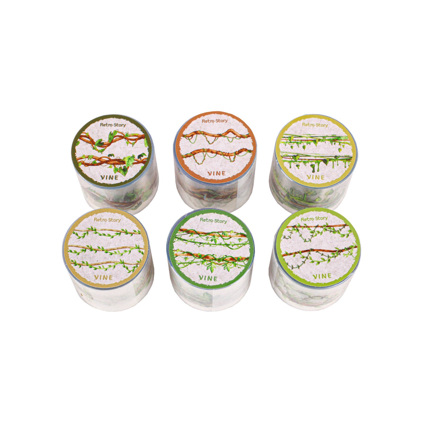 1 roll Forest Vine Branches Pet Tape For Scrapbooking