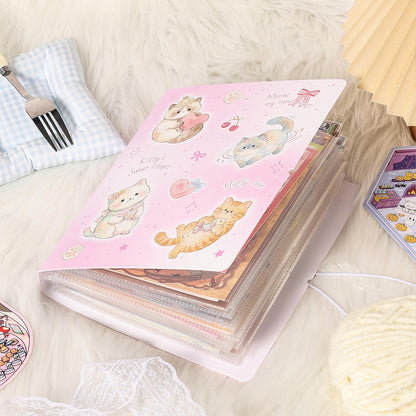 1 Pc Sweet and Cute Cats and Dogs Organizer or Photo Album Notebook