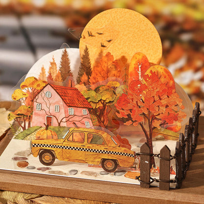 30 Pcs Autumn Gathering Handmade Series Beautiful Retro Stickers