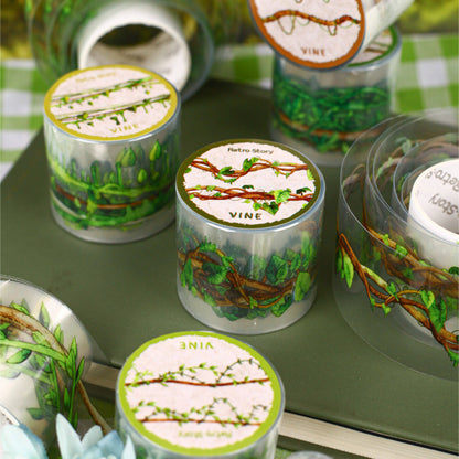 1 roll Forest Vine Branches Pet Tape For Scrapbooking
