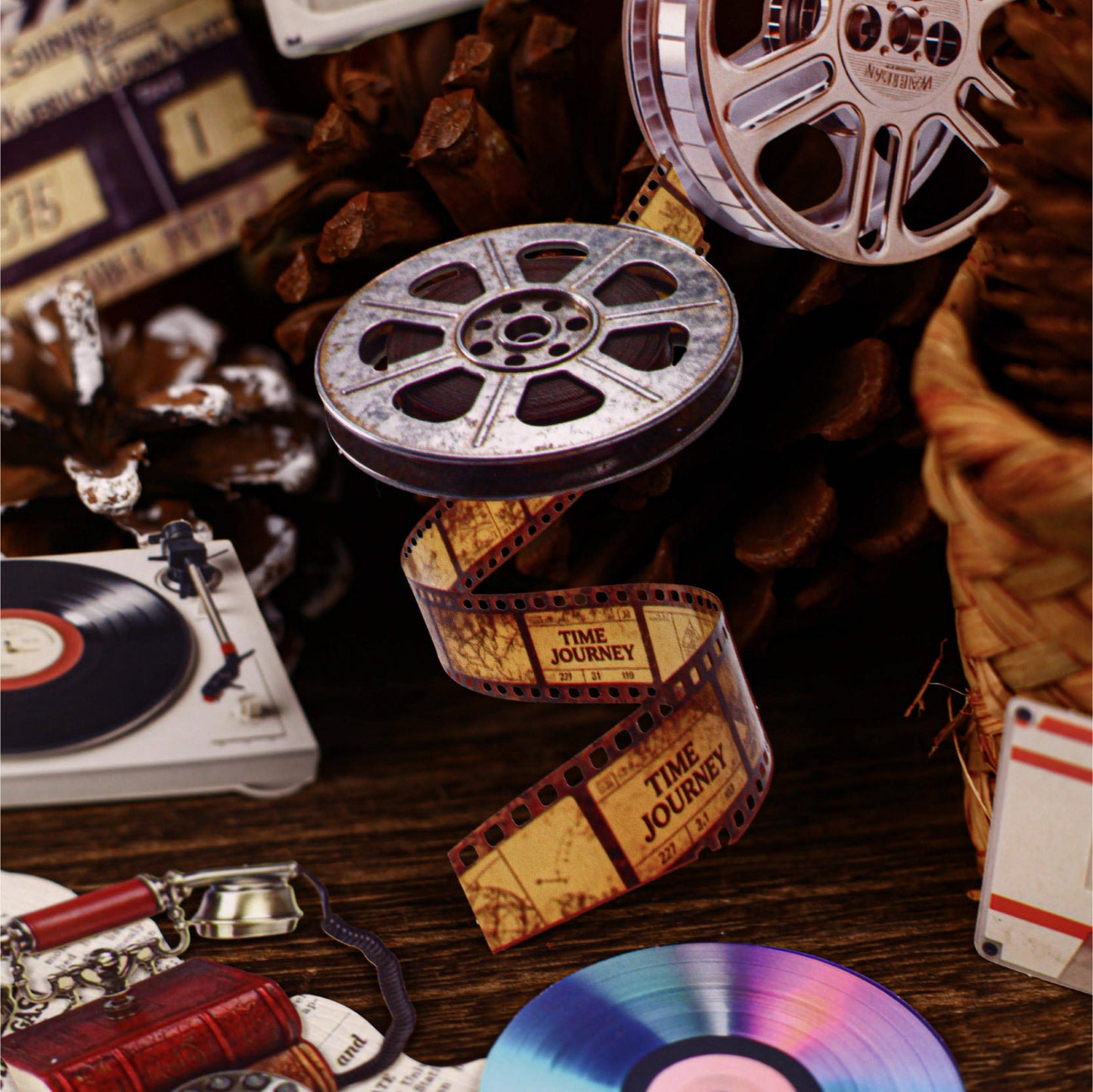10 Pcs Vintage Voice Series Retro DIY Journaling Stickers