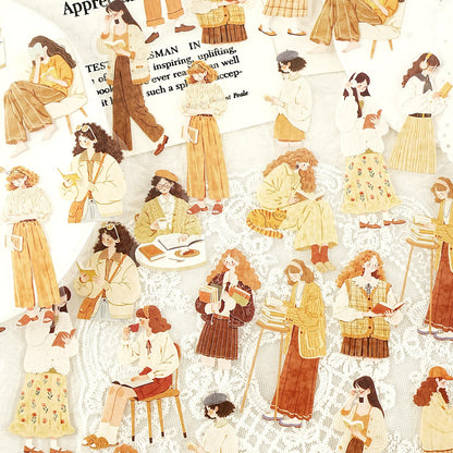 30 Pcs Sunshine Growth Series Instagram style Character Stickers