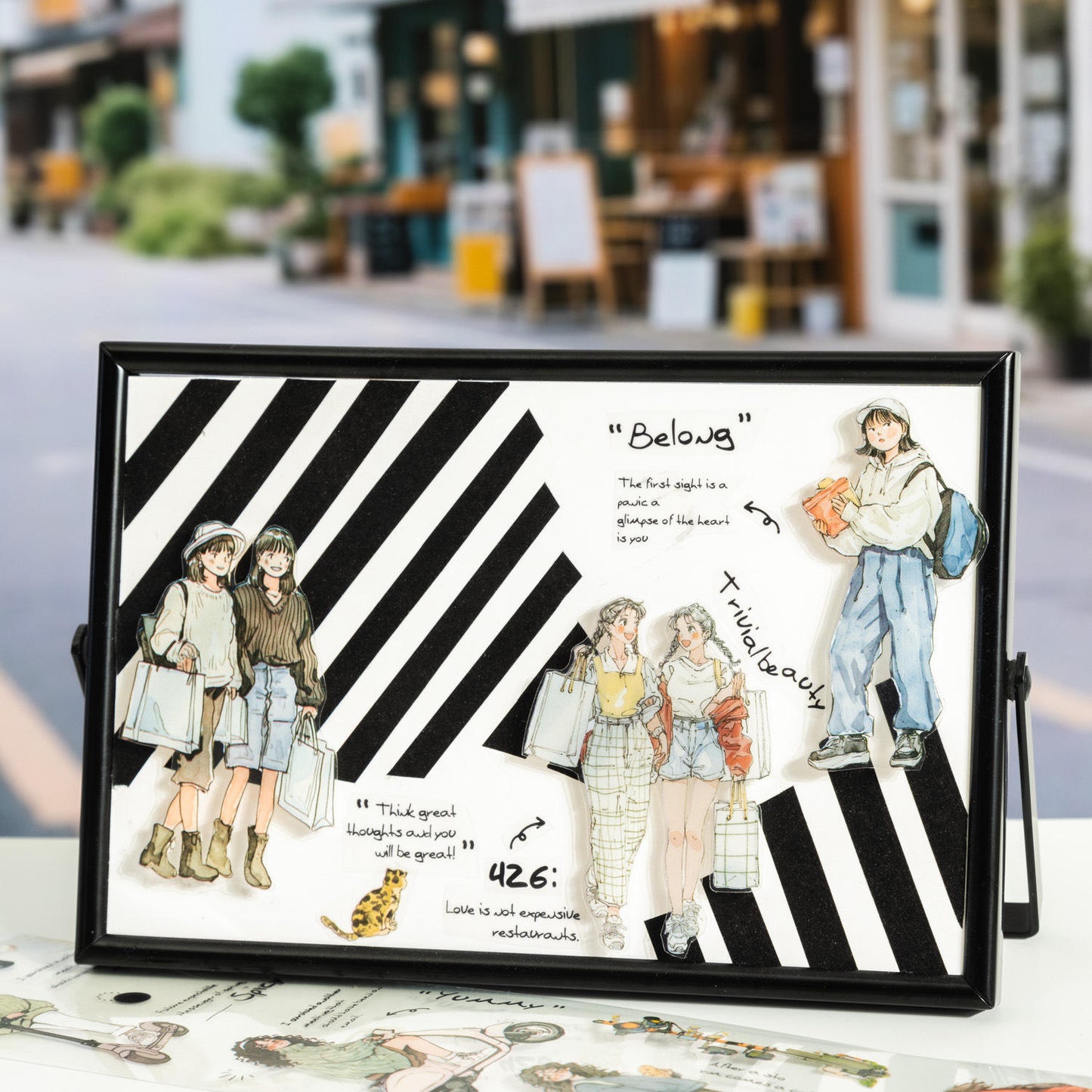 1 Roll Social Animal Diary Series Original Characters PET Tapec