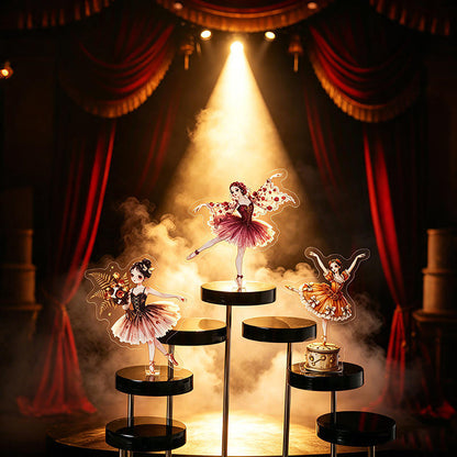 15 Pcs Little Ballet Series Dreamy Retro Character Stickers