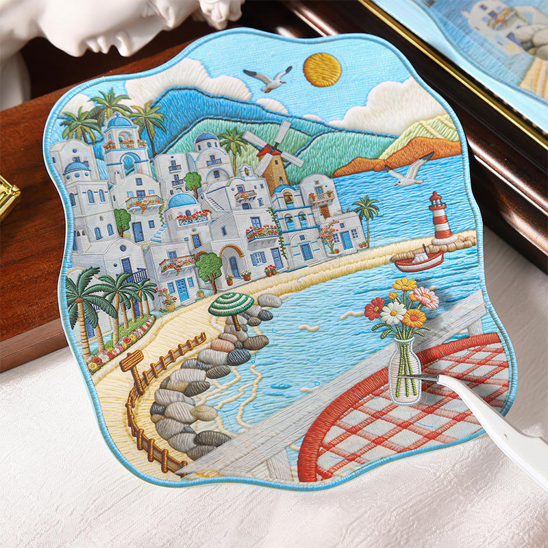 3 Sheets Embroidery Journey Series DIY decorative stickers