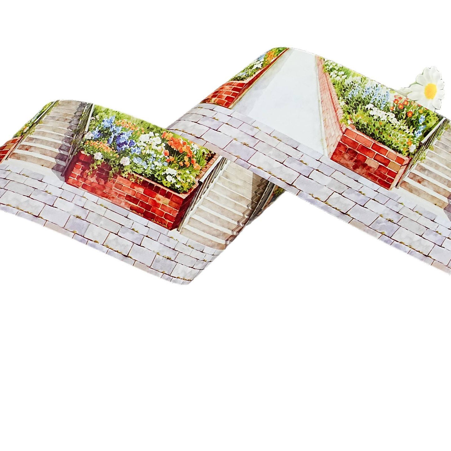 1 roll Stroll Through the Greenery Series Pebble Path Scenery Washi tape