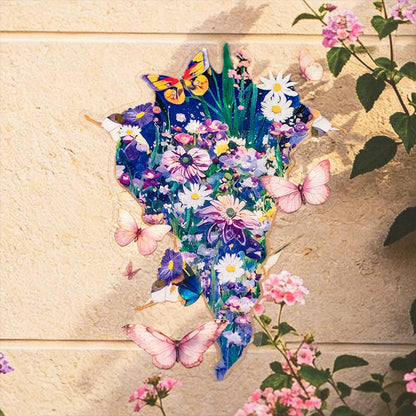 10 Pcs Cracked Butterfly Whispers Series Vintage Scenery Stickers