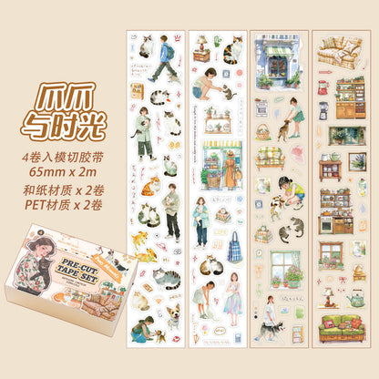 4 Rolls Surprise Time Series INS Characters Life Theme Tape Box