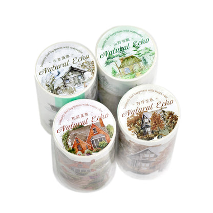 1 Roll Wind Journey Series Journey Landscape Washi Tape