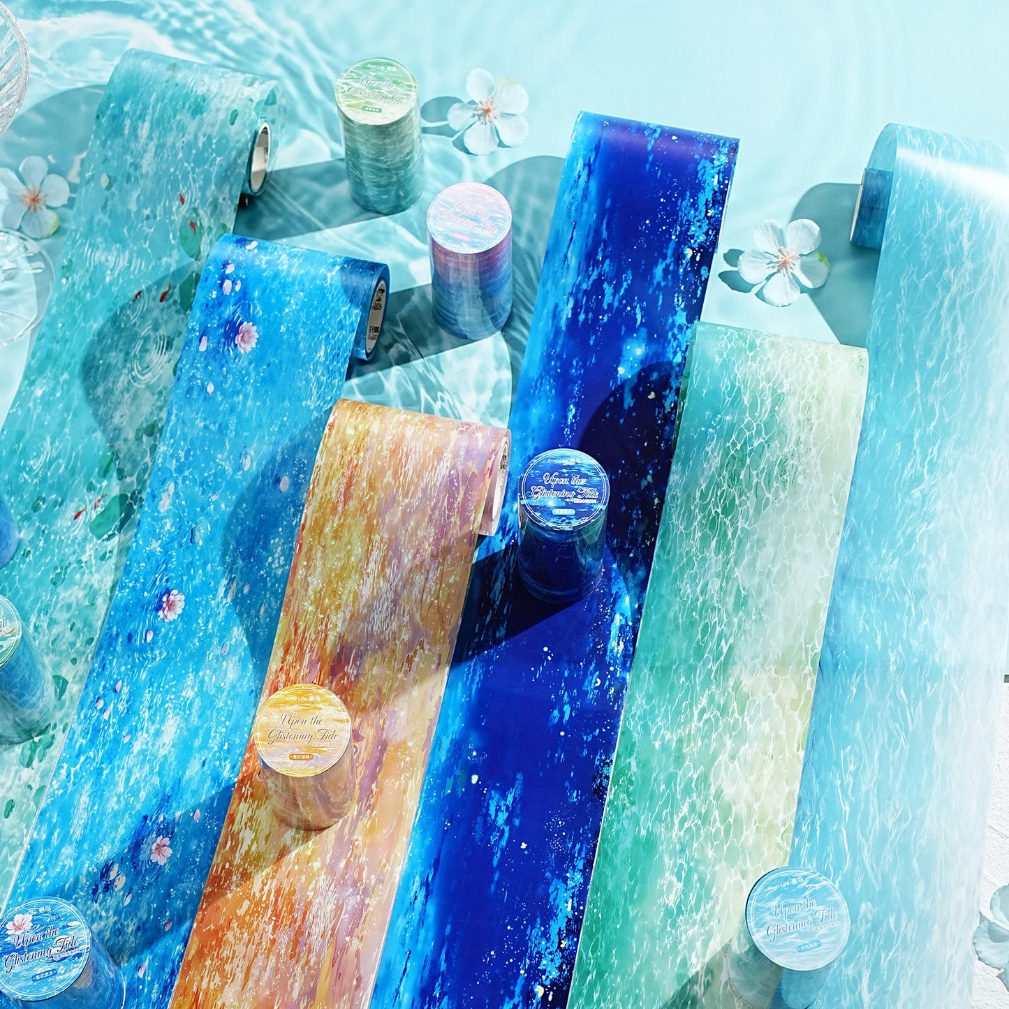 2M Roll The Splash Series Decorative Water Pet Tape