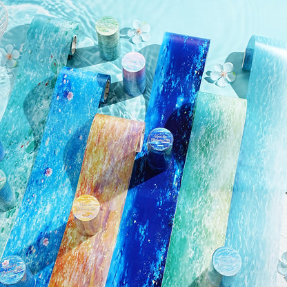 2M Roll The Splash Series Decorative Water Pet Tape