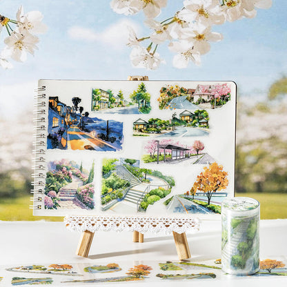 1 Roll Spring and Autumn Series Decorative Tape