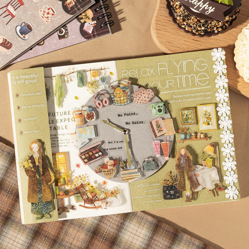 20 Sheets Chasing Dreams Lifestyle Series Lifestyle themed sticker Book