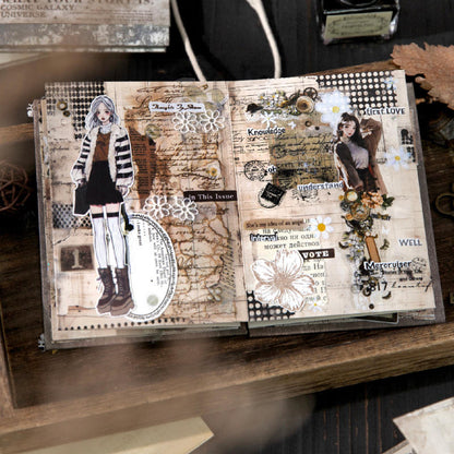 1 Pc Volume Life Journal Series Foldable Notebook