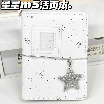 1 Pc White Star M5 Planner notebook perfect for daily journaling