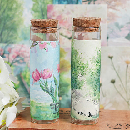 200 Sheets Four Seasons Note Paper Non-adhesive Material book