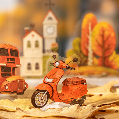 30 Pcs Autumn Gathering Handmade Series Beautiful Retro Stickers