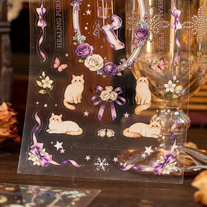 2 Sheets Starry Night Fairy Tale Series Retro Decorative Stickers