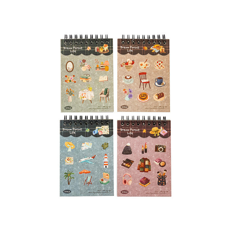 20 Sheets Chasing Dreams Lifestyle Series Lifestyle themed sticker Book