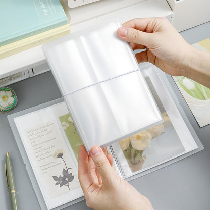 1 Pc Double Page Sticker Card Organizer Album Sticker Storage