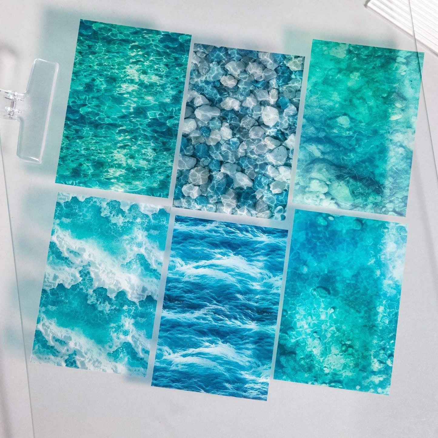 10 Sheets Summer Vibes Collection scenery elements journaling stickers