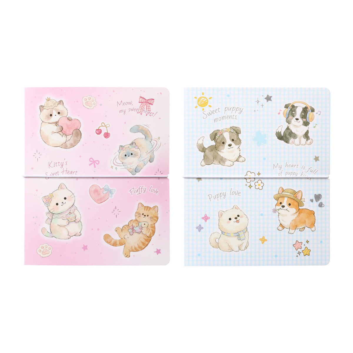 1 Pc Sweet and Cute Cats and Dogs Organizer or Photo Album Notebook