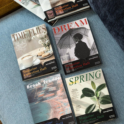 30 Sheets Loose Leaf Magazine Collection Series Retro Scrapbooking Paper