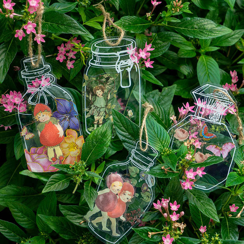 30 Pcs Beautiful Day Forest Secrets Series Bottle Stickers