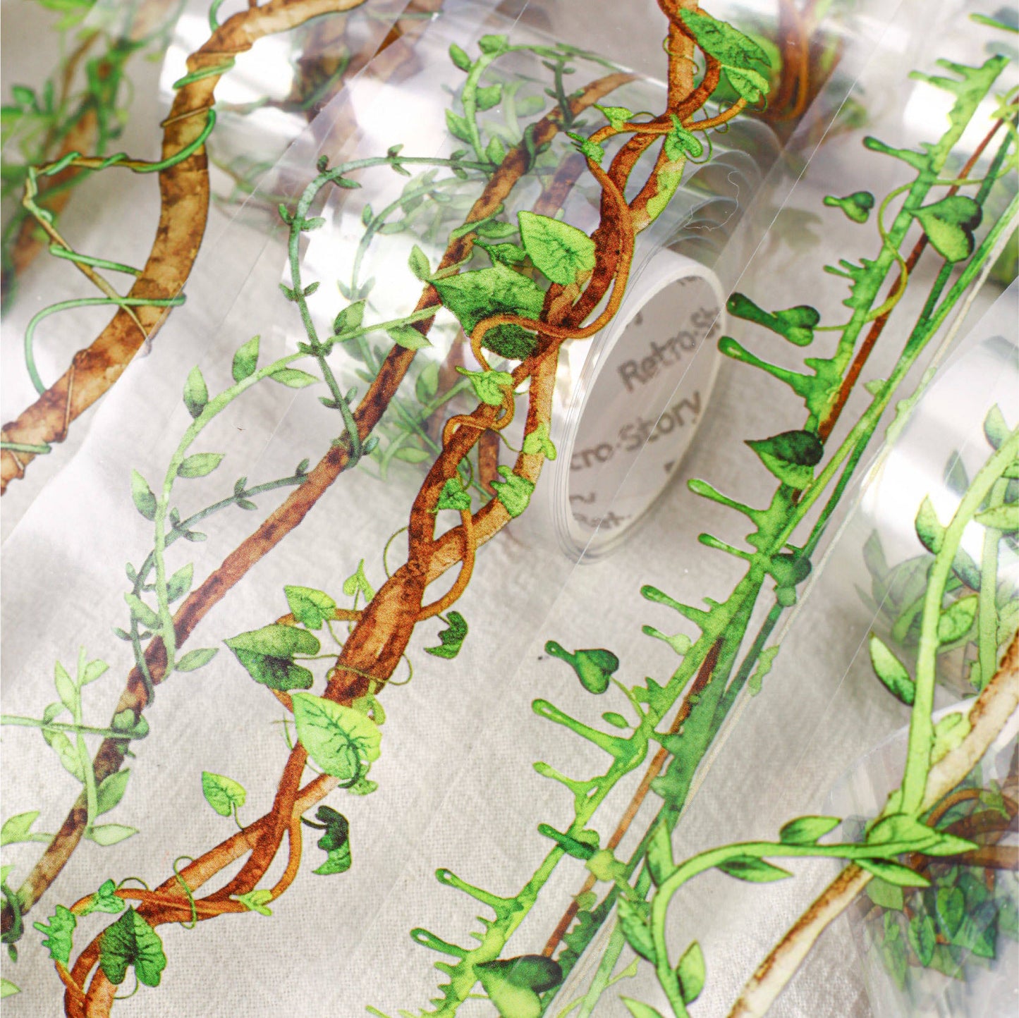 1 roll Forest Vine Branches Pet Tape For Scrapbooking