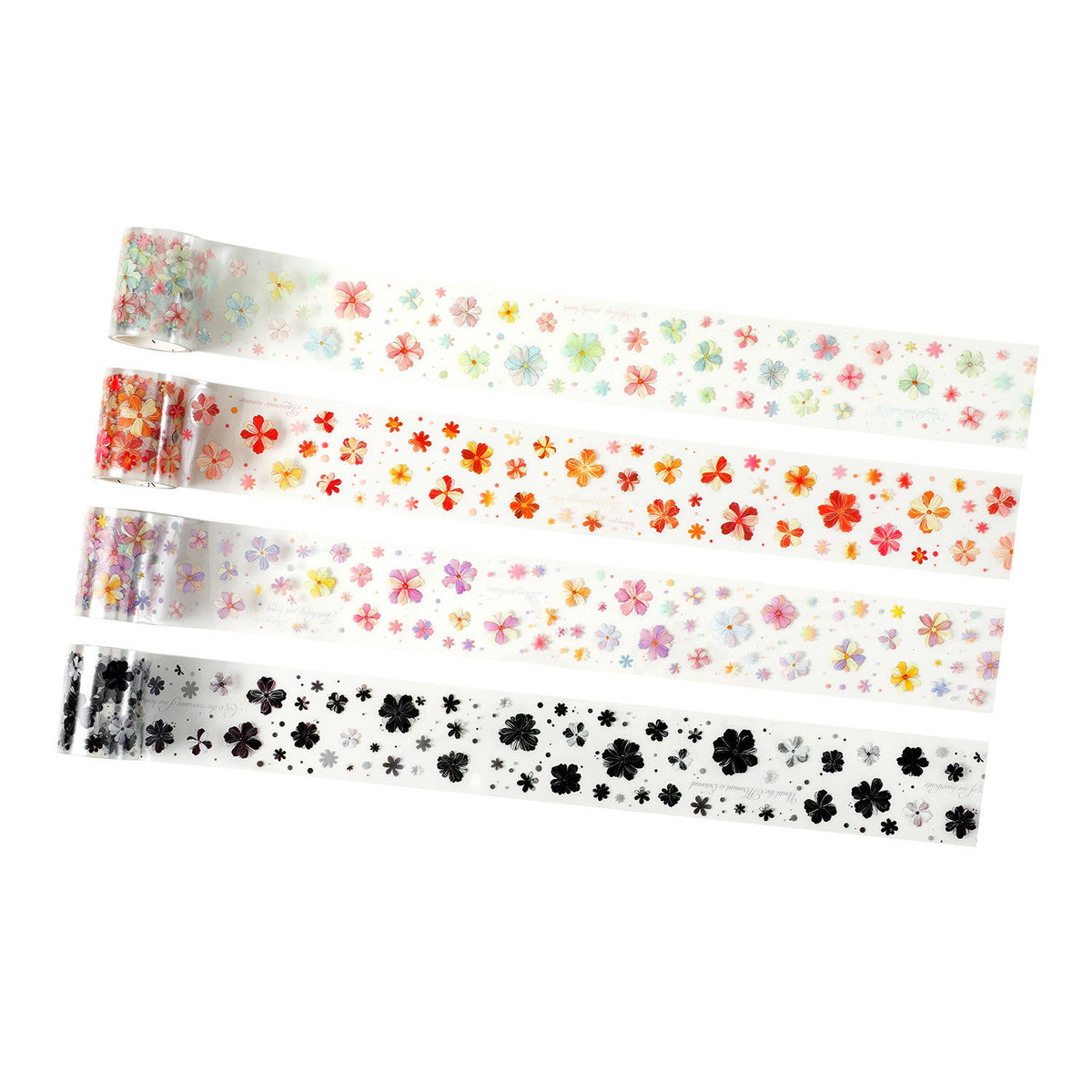 1 Roll Patel Whisper Die-Cut Flower Decorative Journal Tape