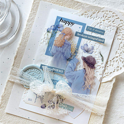 30 Pcs Turning Point Series Elegant Character Holiday Decorative Sticker